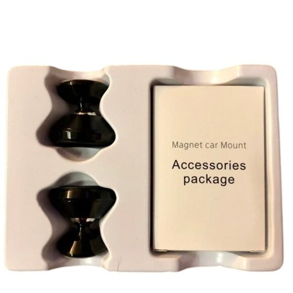 Romuto Magnetic Car Mount Cell Phone Holder Set of 2 New Open Box - Picture 3 of 9